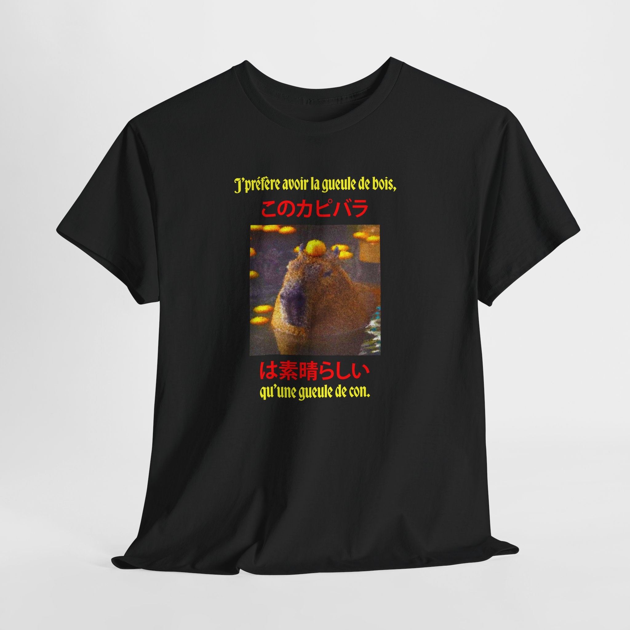 T-shirt "j'préfère avoir la gueule de bois qu'une gueule de con"