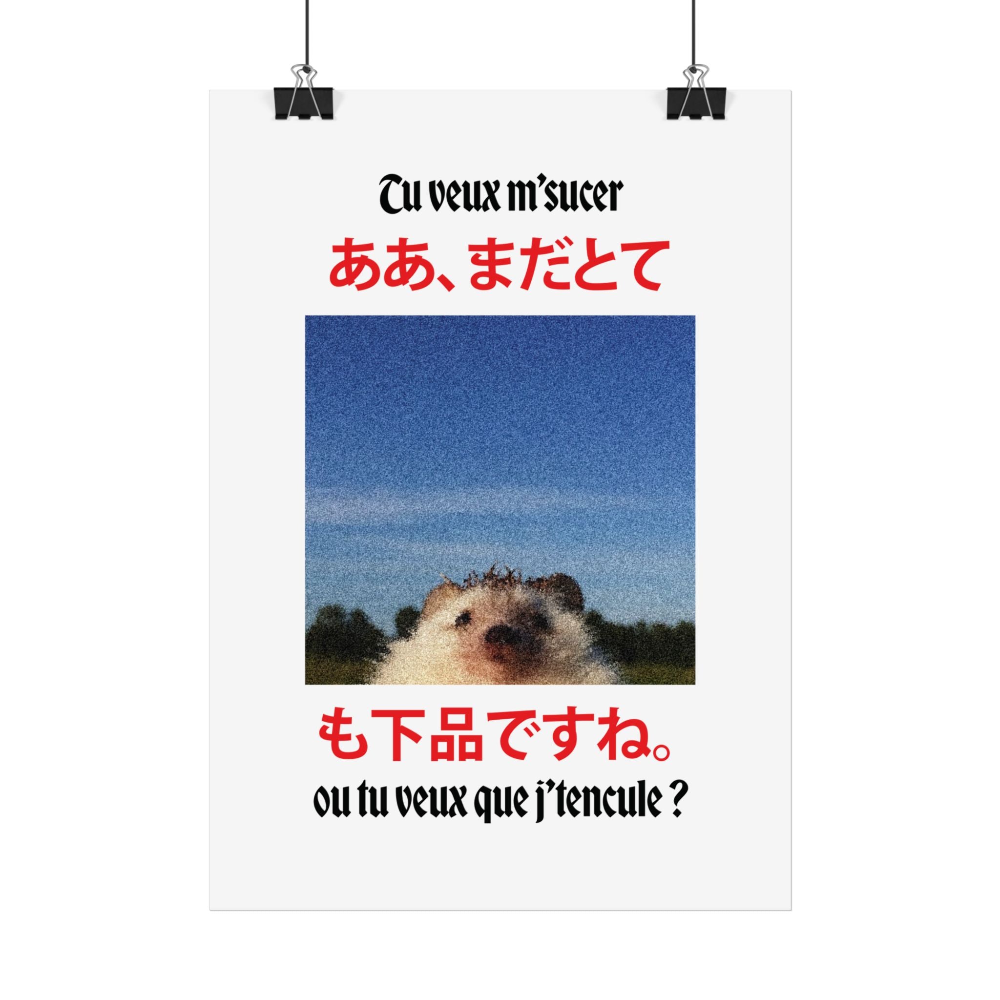 Poster Hérisson Bigard
