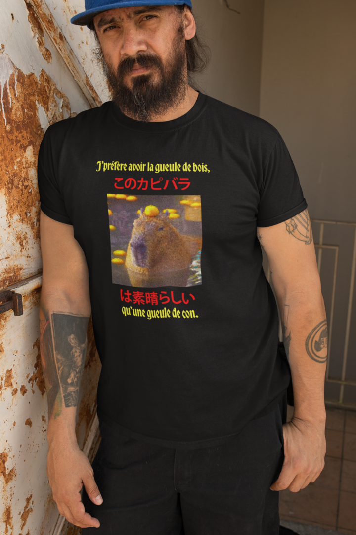 T-shirt "j'préfère avoir la gueule de bois qu'une gueule de con"