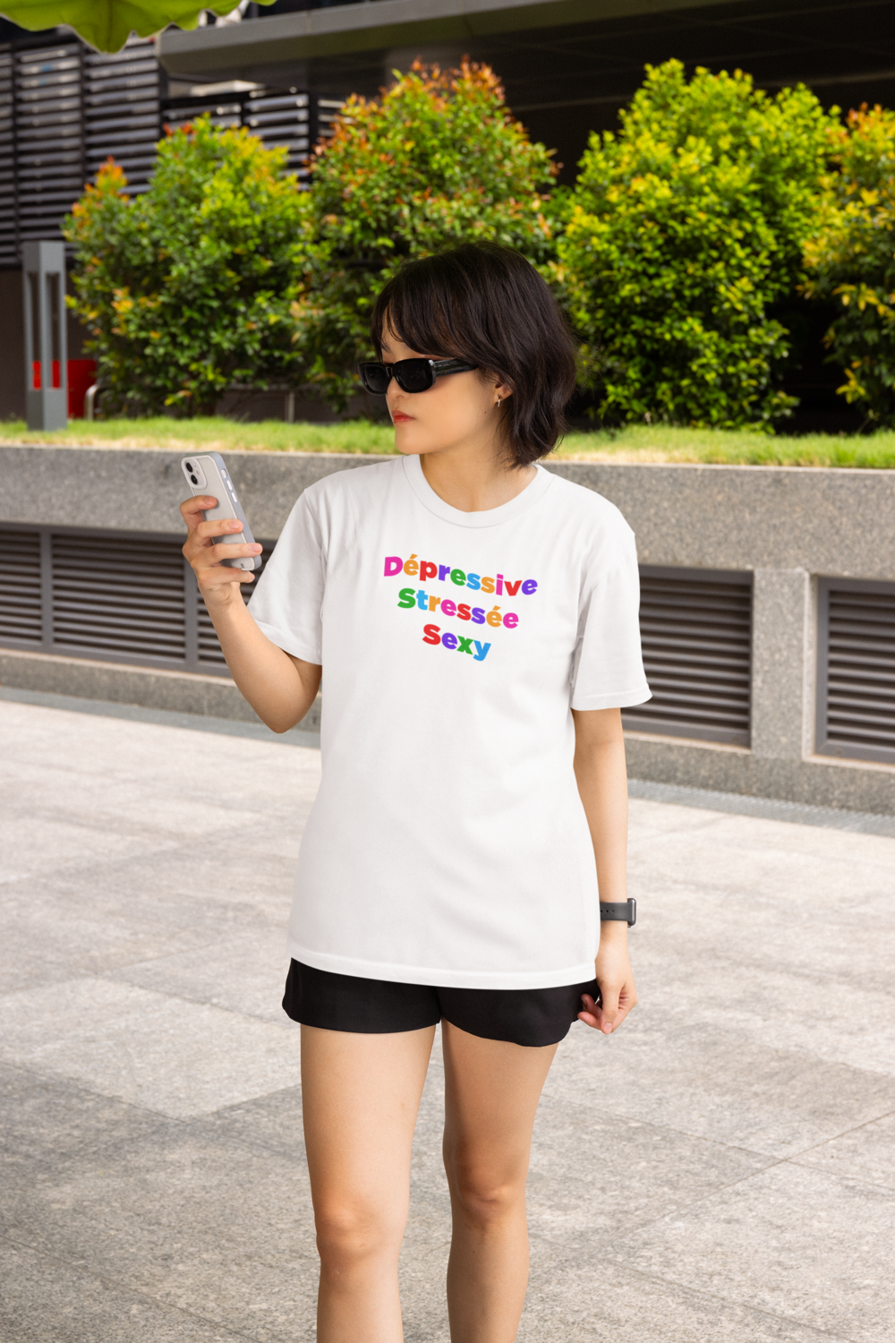 T-shirt - Dépressive, Stressée, Sexy