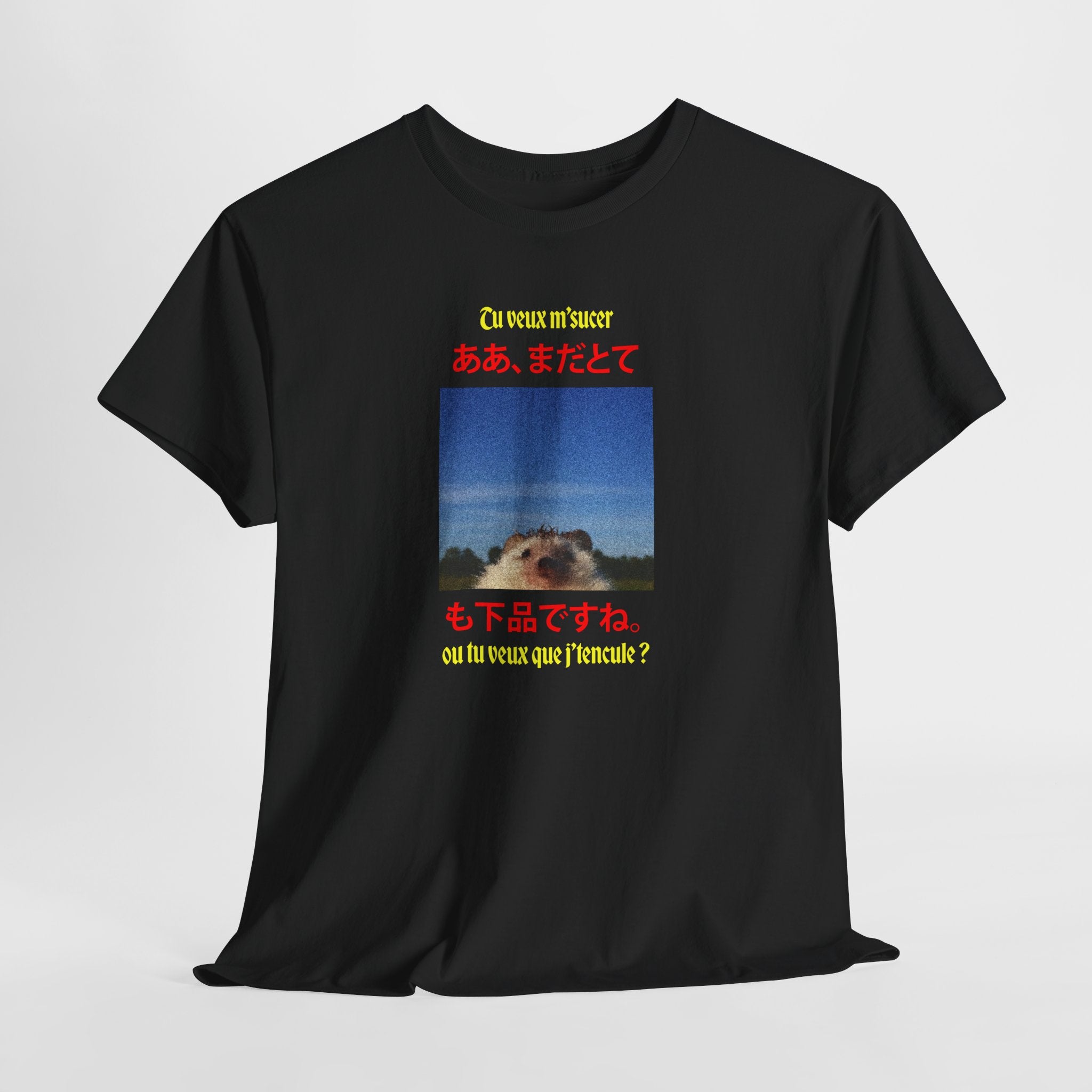 T-shirt Bigard "tu veux m's*cer ou tu veux que j't'enc*le ?"
