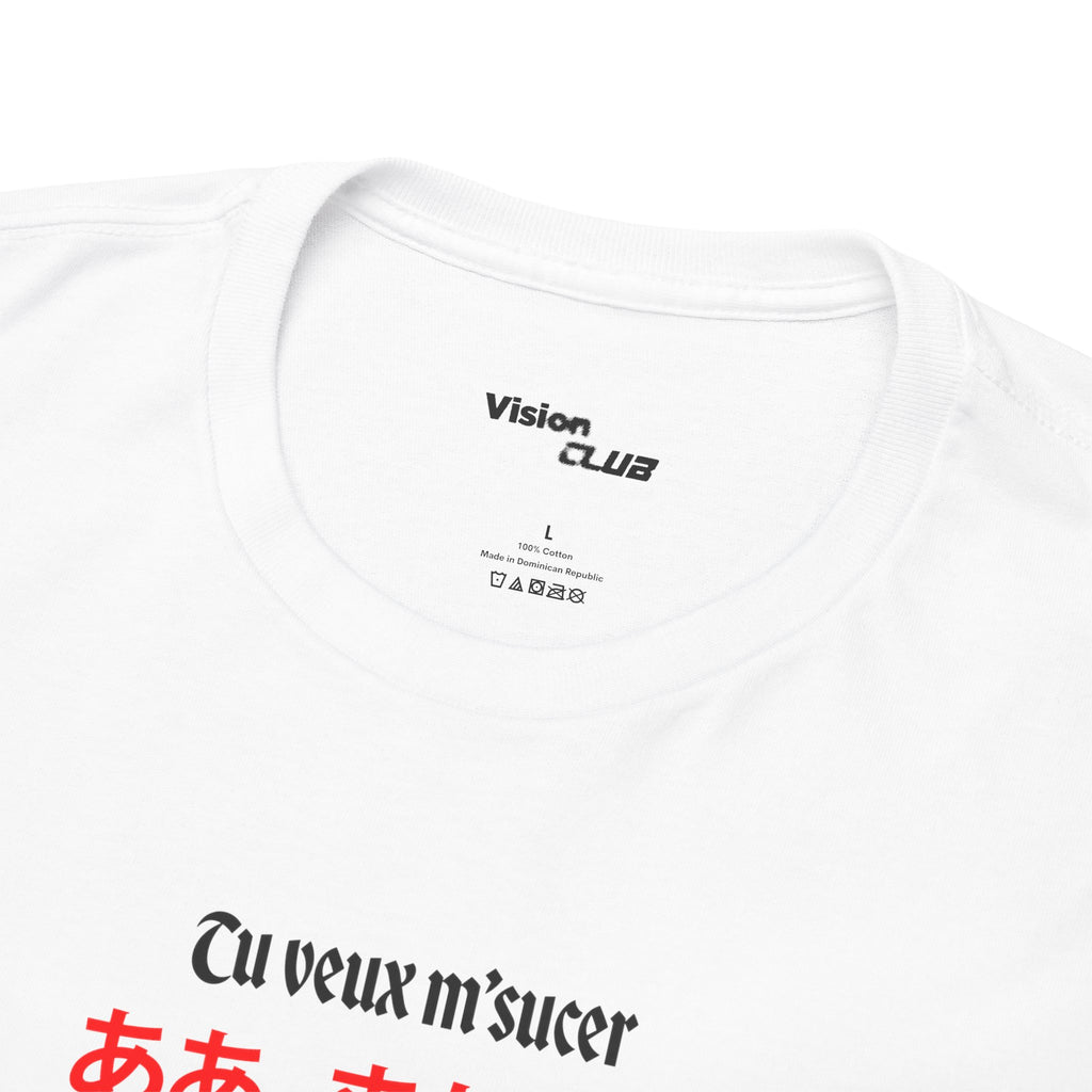 T-shirt Bigard "tu veux m's*cer ou tu veux que j't'enc*le ?"
