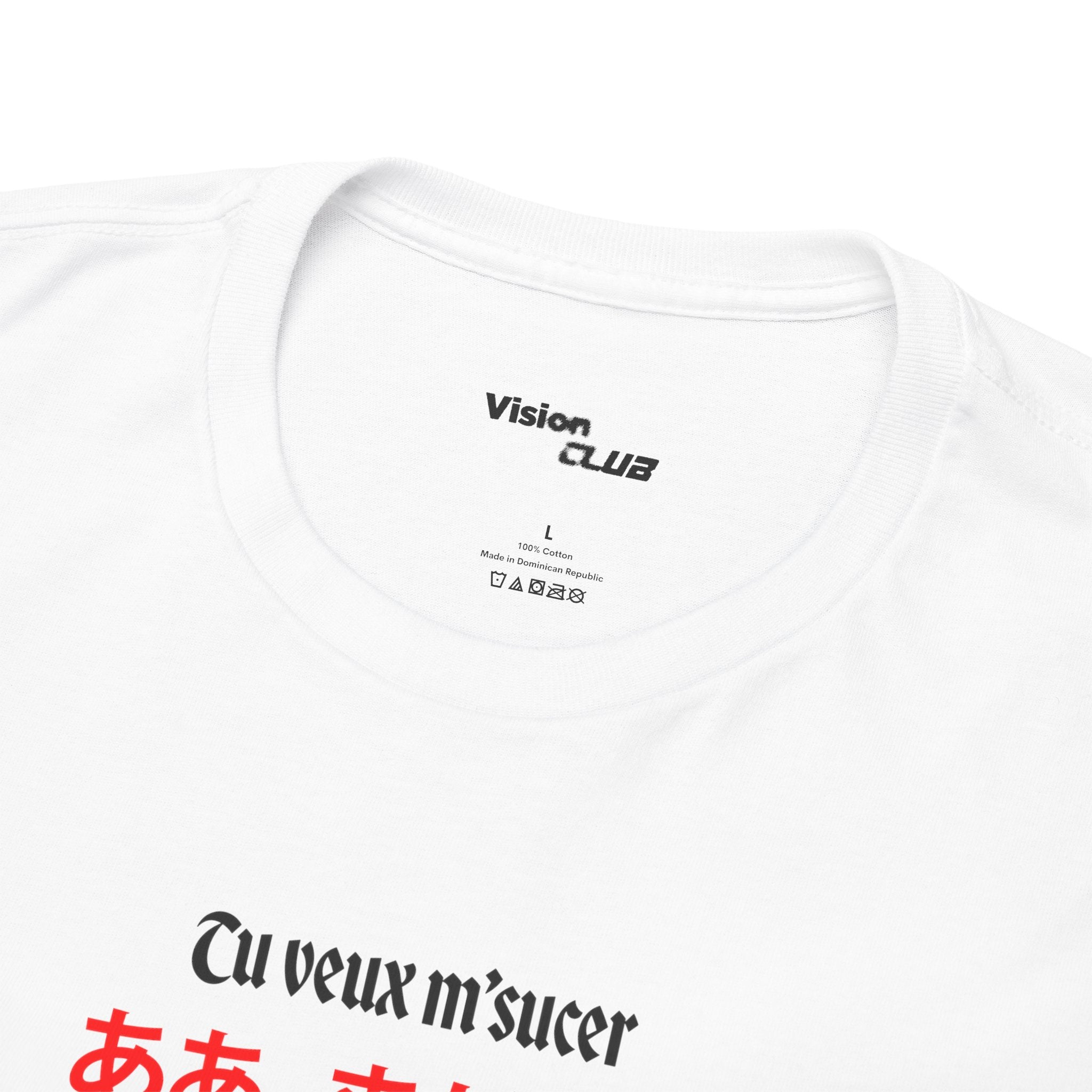 T-shirt Bigard "tu veux m's*cer ou tu veux que j't'enc*le ?"