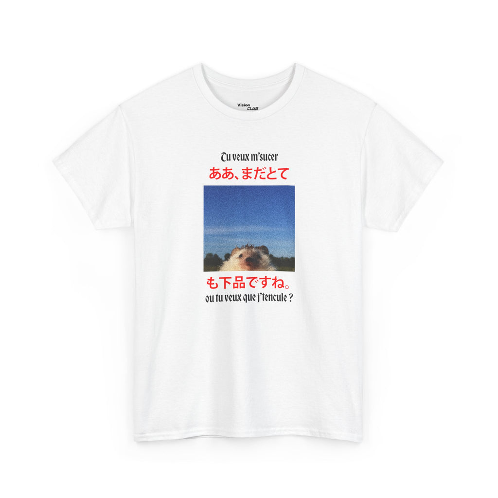 T-shirt Bigard "tu veux m's*cer ou tu veux que j't'enc*le ?"