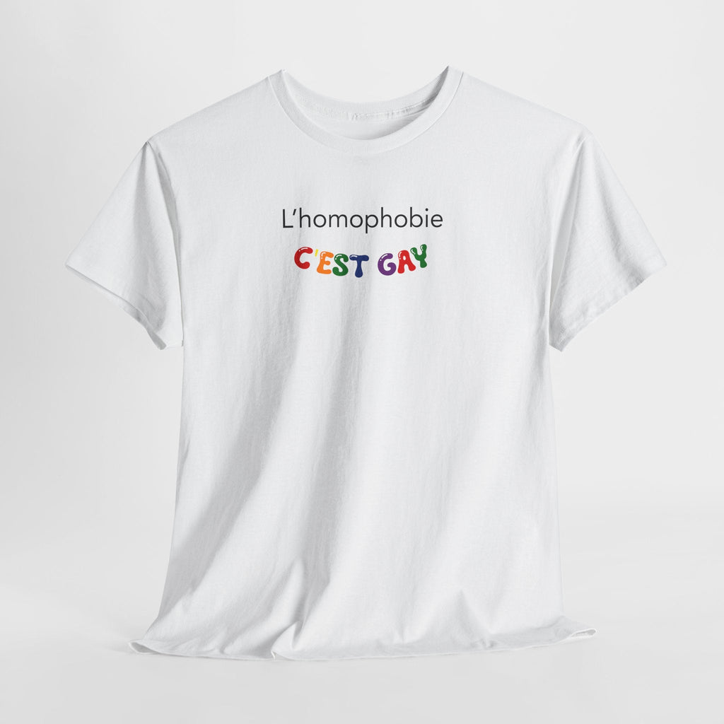 T-shirt - L'homophobie c'est gay - Vision Club