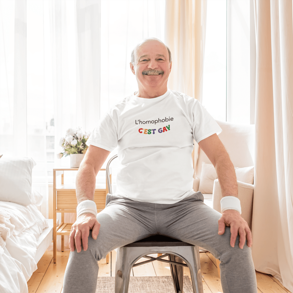 T-shirt - L'homophobie c'est gay - Vision Club